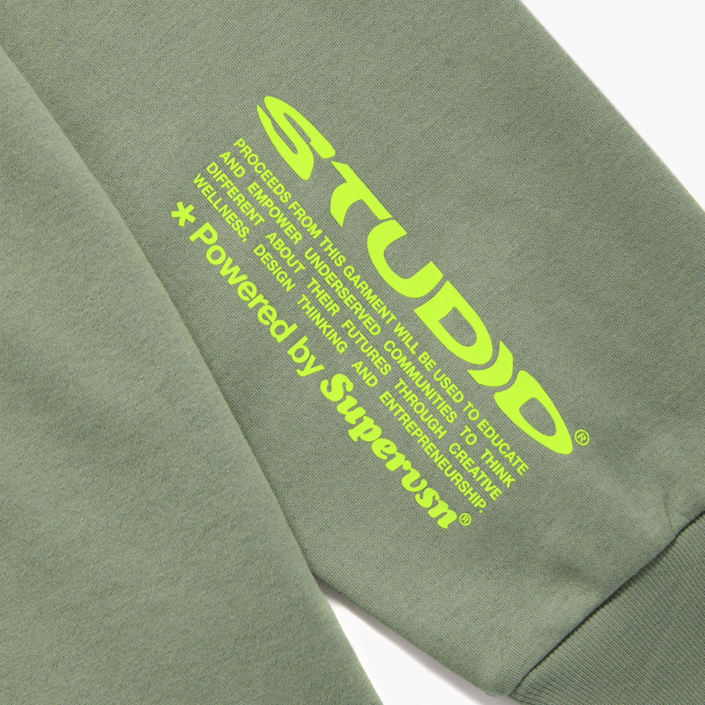 STUDIO L/S POLO TEE (ALGAE)