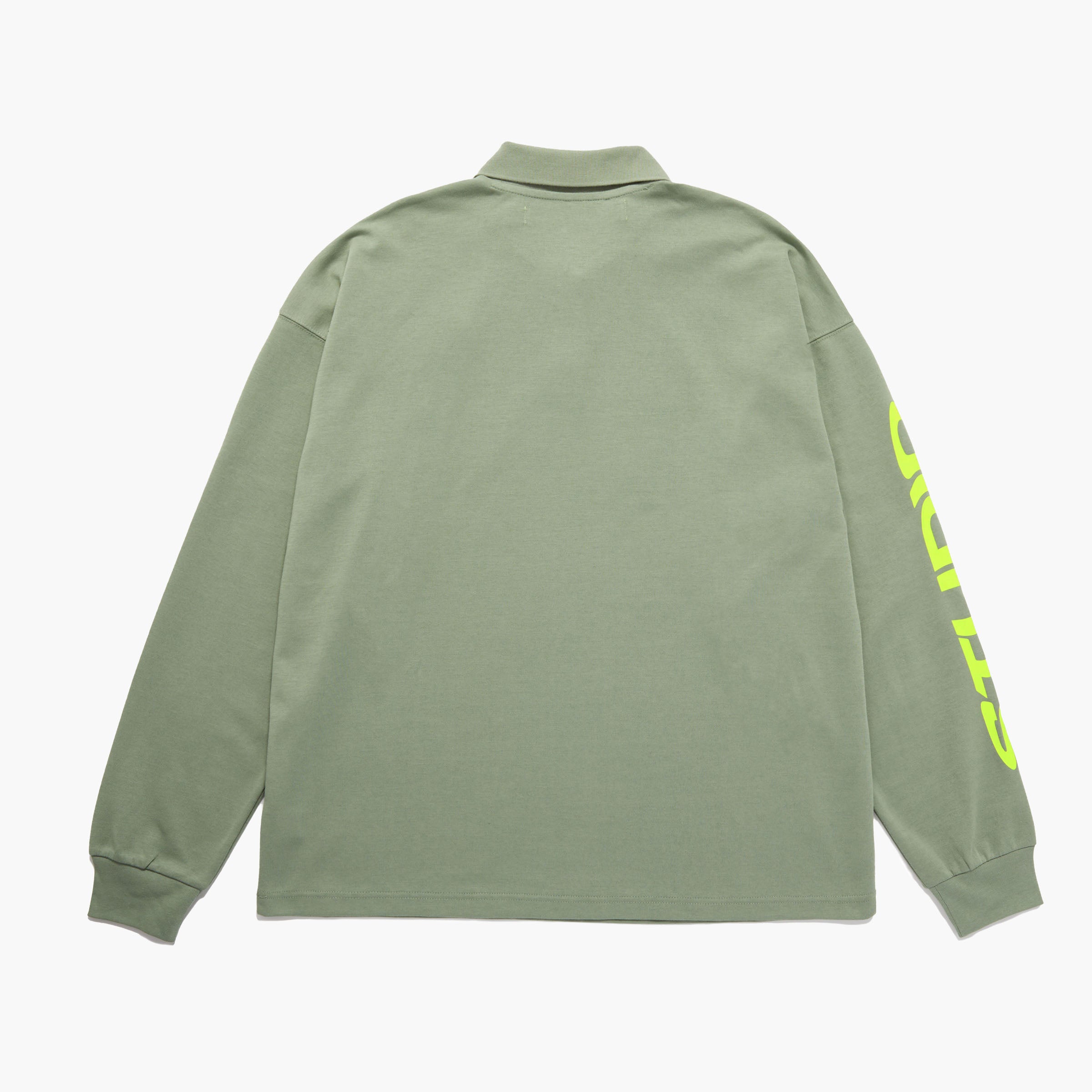 STUDIO L/S POLO TEE (ALGAE)