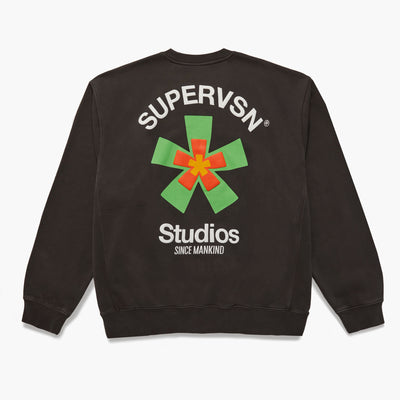 STARBURST CREWNECK (BROWN) – Supervsn Studios