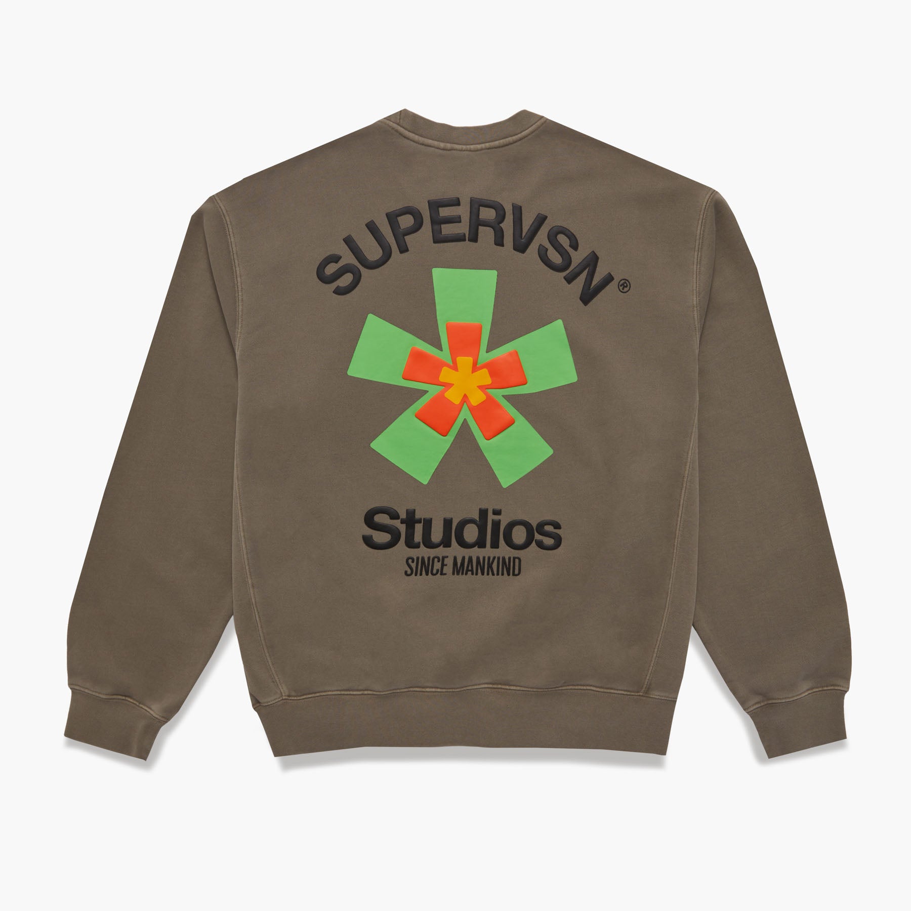 STARBURST CREWNECK (BROWN) – Supervsn Studios